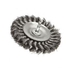 Steel Wire Twist Sshaft Knot Wheel Brush